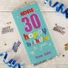 Personalised Chocolate Bar - 30 - Happy Birthday To You