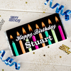 Personalised Chocolate Bar - Birthday Candles