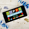 Personalised Chocolate Bar - Happy Birthday Eat Chocolate