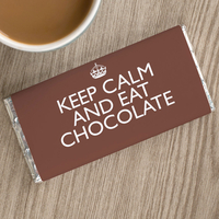 Personalised Chocolate Bar - Keep Calm