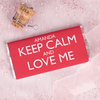 Personalised Chocolate Bar - Keep Calm And...