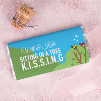 Personalised Chocolate Bar - K.I.S.S.I.N.G.
