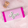 Personalised Chocolate Bar - Love You Letter Tiles
