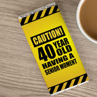 Personalised Chocolate Bar - Senior Moment