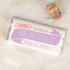 Personalised Chocolate Bar - Thanks For Being My Bridesmaid