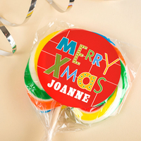Personalised Christmas Lollipop