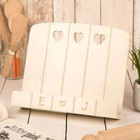 Personalised Colonial Wooden Cook Book Stand