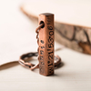 Personalised Copper Bar Key Ring