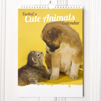 Personalised Cute Animals Calendar