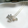 Personalised Daisy Necklace - Initial Charm