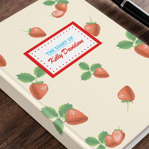 Personalised Diary - Strawberries