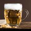 Personalised Dimple Pint Glass - World