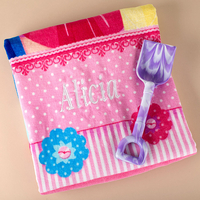 Personalised Disney Princess Beach Towel