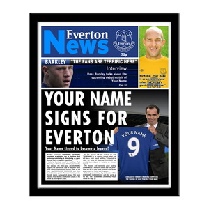 Personalised Everton FC News