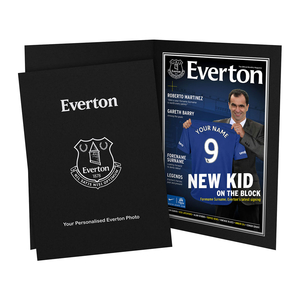 Personalised Everton Magazine Cover