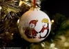 Personalised Fine China Bauble - Penguin Pals