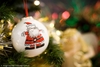 Personalised Fine China Bauble - Santa Design