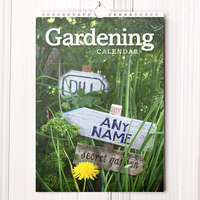 Personalised Gardening Calendar - New Edition
