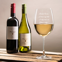 Personalised Giant Wine Glass - Any Message