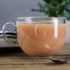 Personalised Glass Teacup - Letter