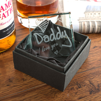 Personalised Glass Token - Daddy I Love You