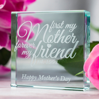 Personalised Glass Token - First My Mother