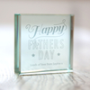 Personalised Glass Token - Happy Father