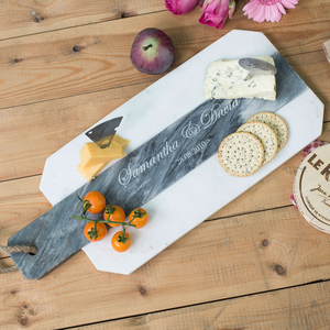 Personalised Gourmet Marble Serving Board