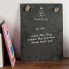 Personalised Hanging Slate Chalkboard - Keep Calm & Make A List