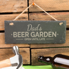 Personalised Hanging Slate Sign - Beer Garden