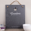 Personalised Hanging Slate Sign - Grandma You