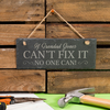 Personalised Hanging Slate Sign - If They Can