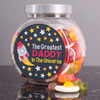Personalised Haribo Sweet Jar - Greatest In The Universe