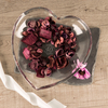 Personalised Heart Glass Bowl - 40 Year Anniversary