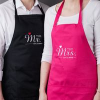Personalised His & Hers Aprons - Mr & Mrs