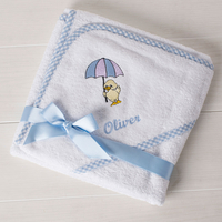 Personalised Hooded Towel for Boys