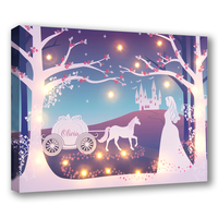 Personalised Illuminated Canvas - Cinderella