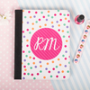 Personalised iPad Case - Polka Dot Initials