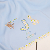 Personalised Jungle Fleece Blanket - Blue