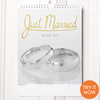 Personalised Just Married Calendar - 2nd Edition