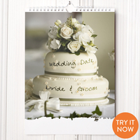 Personalised Just Married Calendar -1st Edition