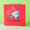 Personalised Katie Abey Card - Baboonicorn