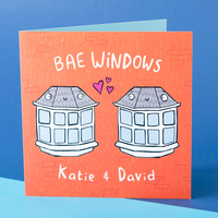 Personalised Katie Abey Card - Bae Windows