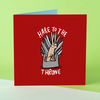 Personalised Katie Abey Card - Hare to the Throne