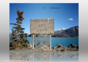 Personalised Lake Print
