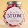 Personalised Love Hearts Jar - For The Best Mum