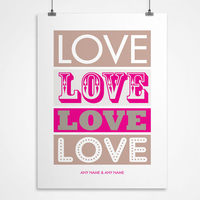 Personalised Love Print