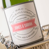 Personalised Luxury Champagne - Congratulations - Pink Banner