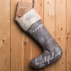 Personalised Luxury Christmas Stocking - Snowflake
