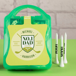 Personalised Mini Outdoor First Aid Kit - No1 Dad Golfing